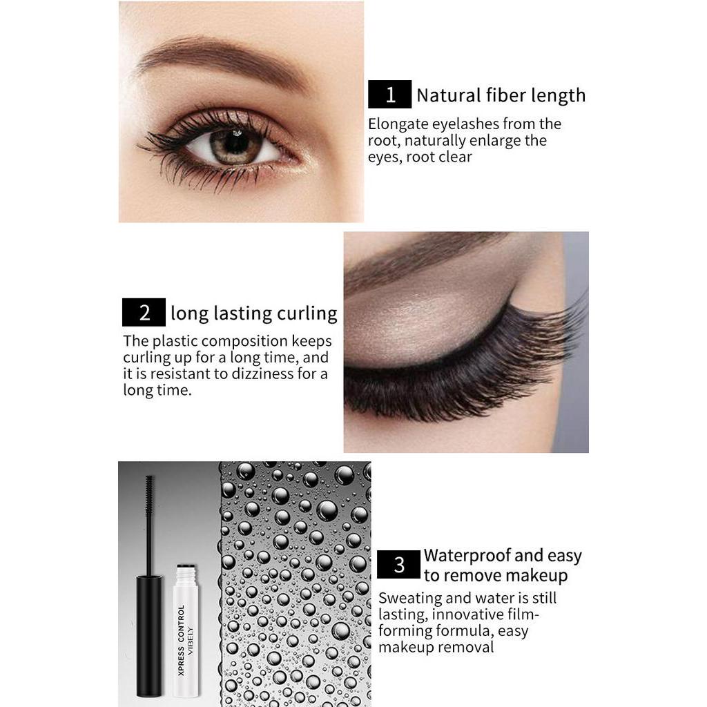 Mascara đầu cọ mịn lâu trôi chống thấm nước và không nhòe tiện dụng