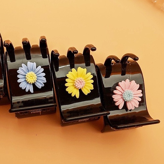 Kẹp Tóc Càng Cua NOVSET Cặp Tóc   LẺ CÁI  Gắn Icon, Sticker Đủ Màu Đen Nâu Trắng ( CÓ CHỌN MẪU )