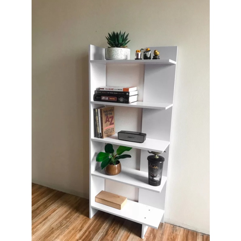 Kệ sách chữ H chữ U, Góc tường nhiều ngăn. Kệ gỗ nội thất nhiều ngăn. Gỗ MDF phủ melatium cao cấp