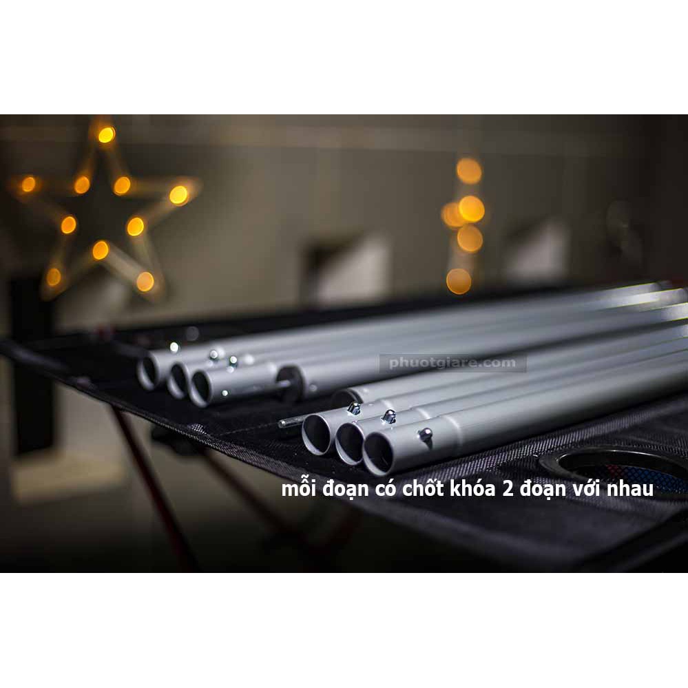 Bộ 2 cây chống tăng tarp cao 2.4 mét chịu lực lớn