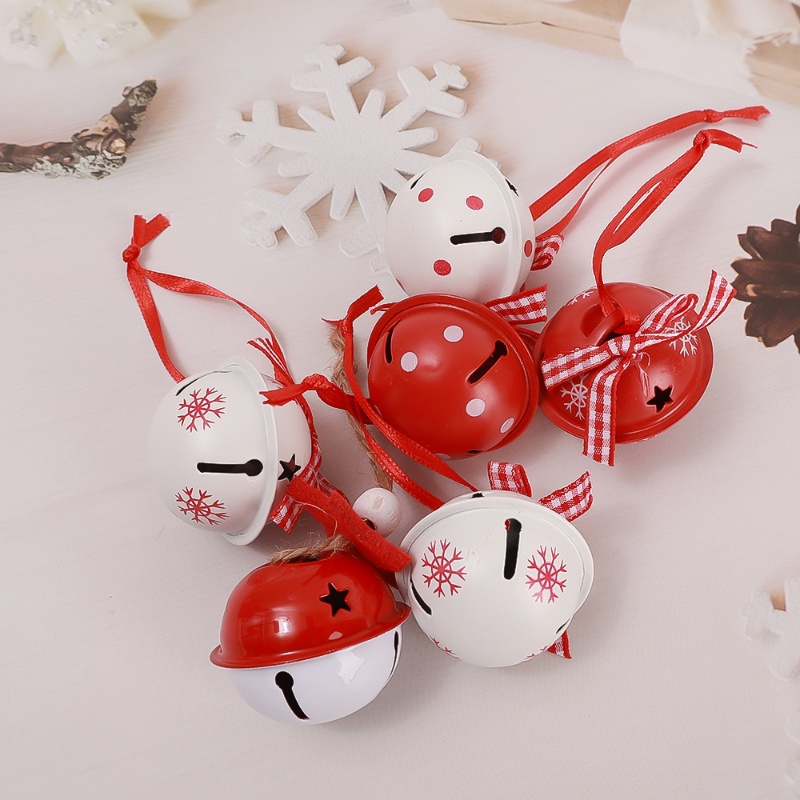 Set 12 Chuông Kim Loại 3 Mẫu 25mm Trang Trí Cây Thông Giáng Sinh
