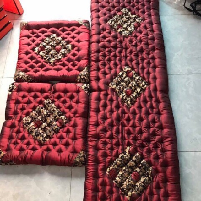 Đệm ghế 2 ngắn 1 dài