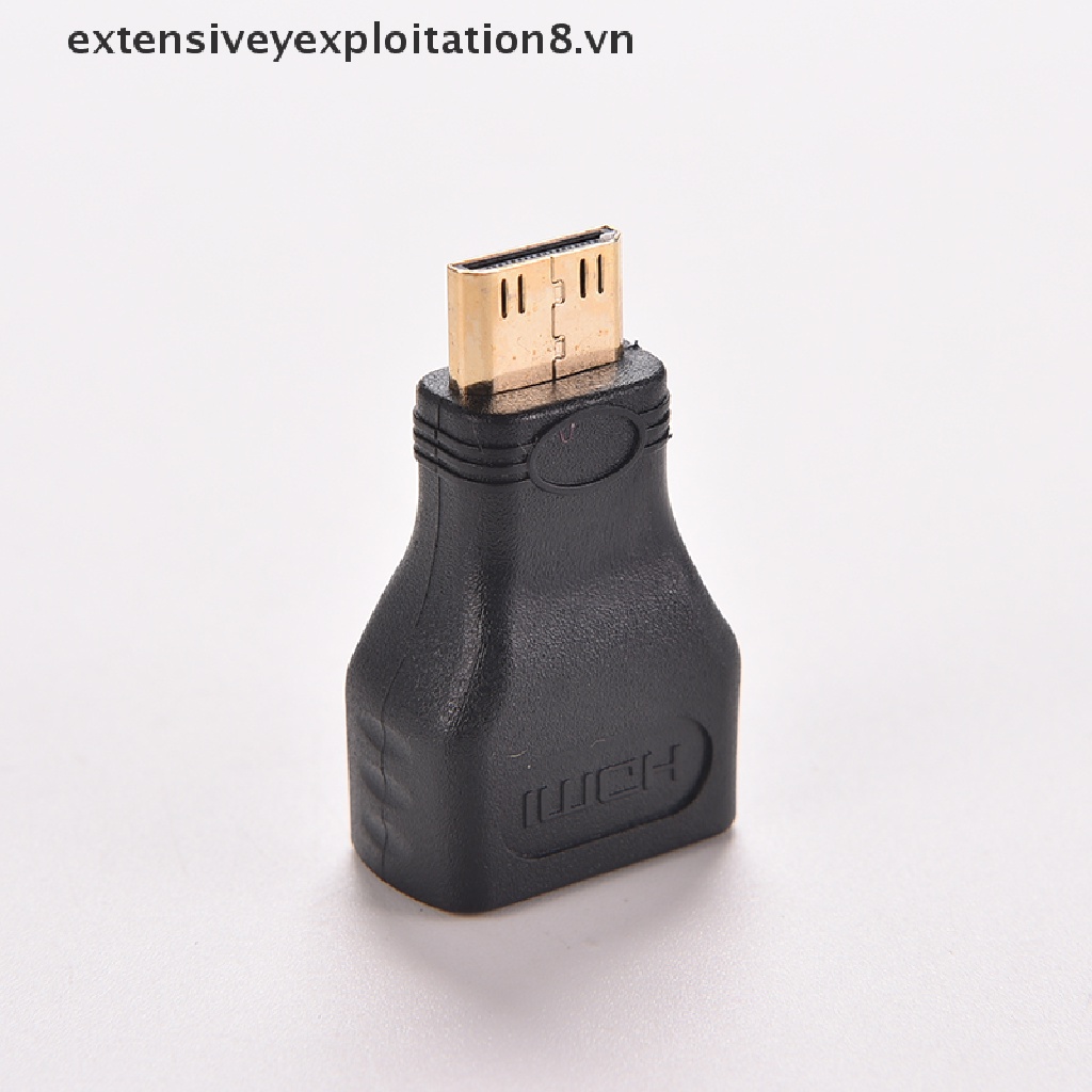 1 Đầu Nối Chuyển Đổi HDTV Mini HDMI Type C Sang HDMI Type A