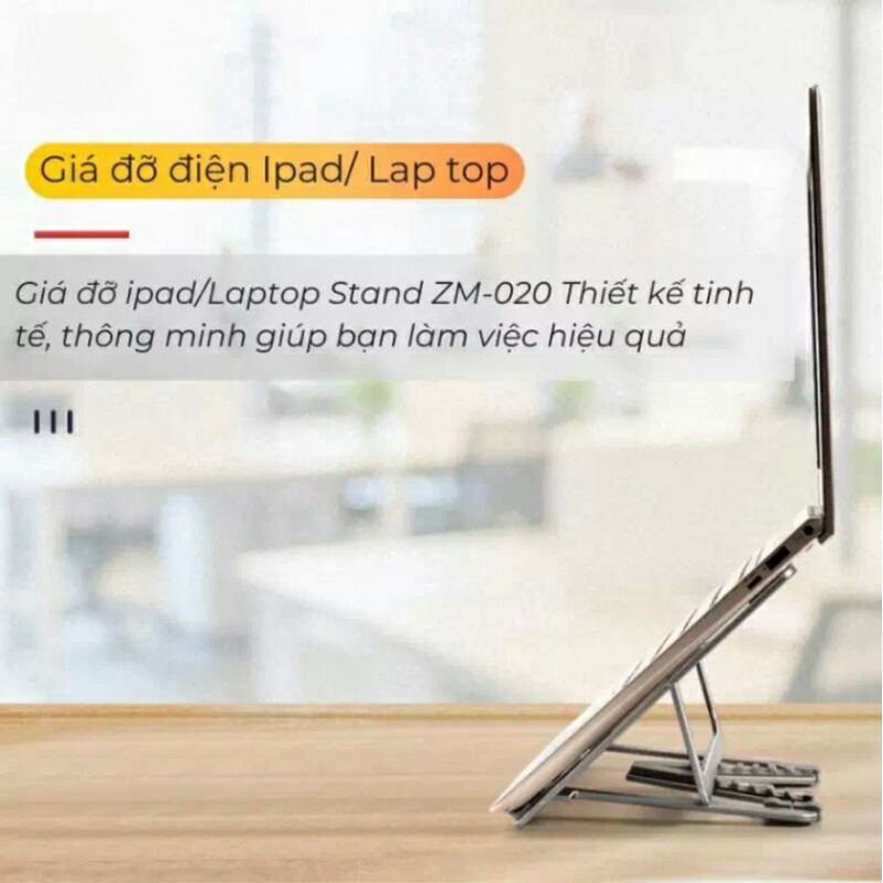 GIÁ ĐỠ IPAD LAPTOP THÔNG MINH ĐỂ BÀN CHỐNG ĐAU LƯNG MỎI CỔ