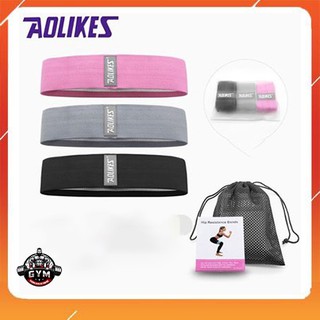 Dây kháng lực tập gym dây kháng lực aolikes dây miniband tập mông đùi dây kháng lực đa năng bộ 3 dây vải dtm-5465