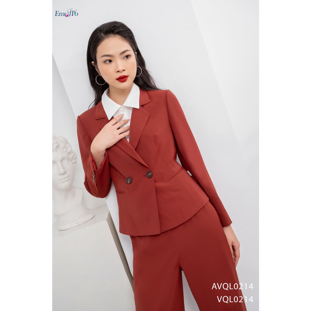 Áo vest Emspo dáng thời trang công sở AVQL0214