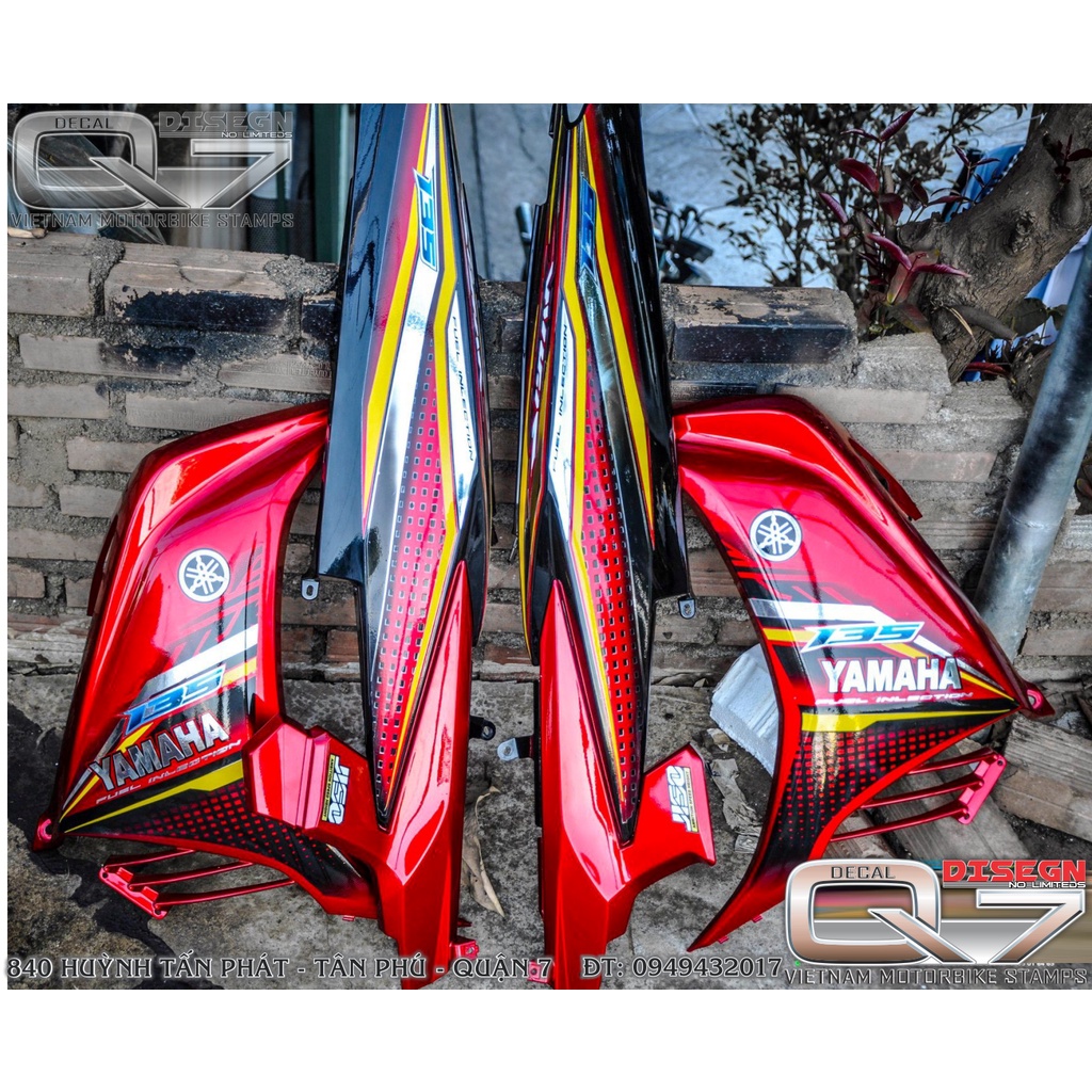 TEM RỜI EXCITER 2011 ĐỎ ĐEN