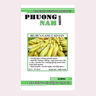50 HẠT - HẠT GIỐNG DƯA GANG