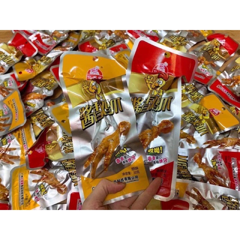 Chân gà trung quốc,chân gà tứ xuyên chân gà cay combo 30c