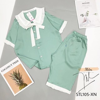 Đồ ngủ lửng bèo trơn tiểu thư