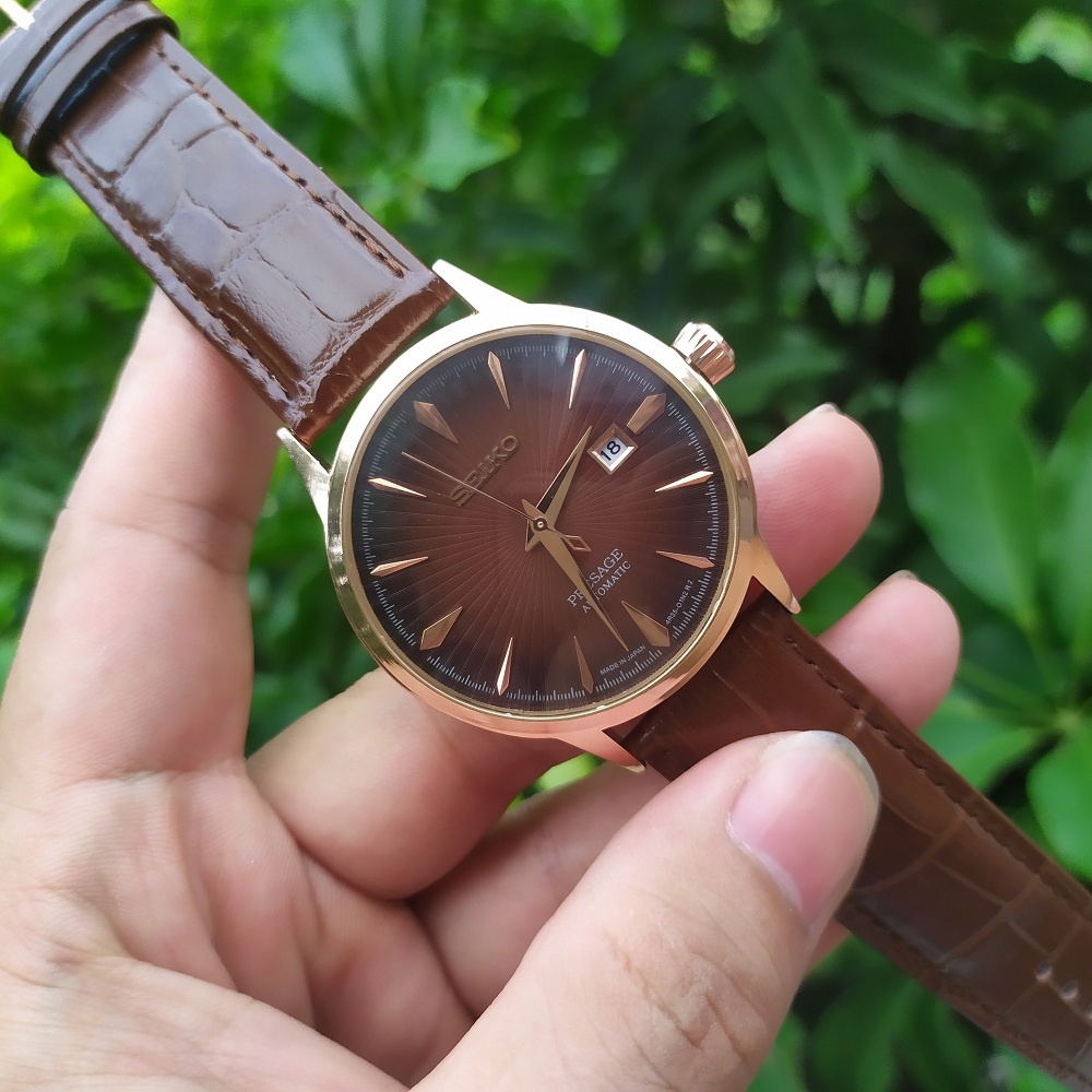 Đồng hồ nam Seiko dây da phong thủy | Shopee Việt Nam