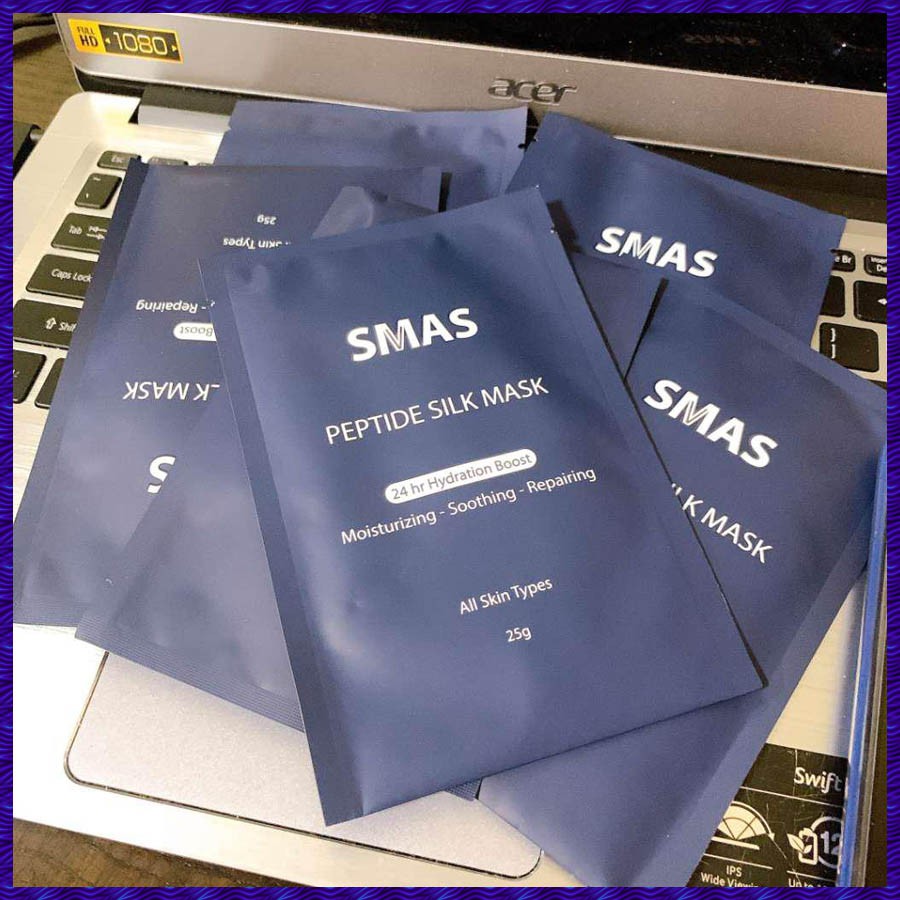 Mặt Nạ Dưỡng Và Phục Hồi Da SMAS Peptide Silk Mask 24H Hydration Boost 25G Nhật Bản - Dành cho da nhạy cảm, treatment 5.