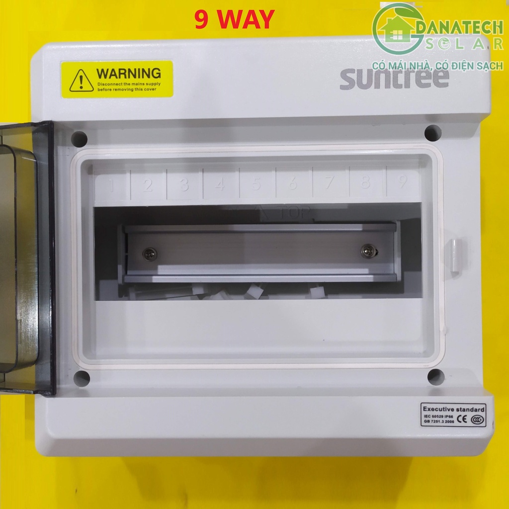 Vỏ tủ điện nhựa nổi Suntree chống bụi, chống nước IP65 4-9-12-18-24 Module