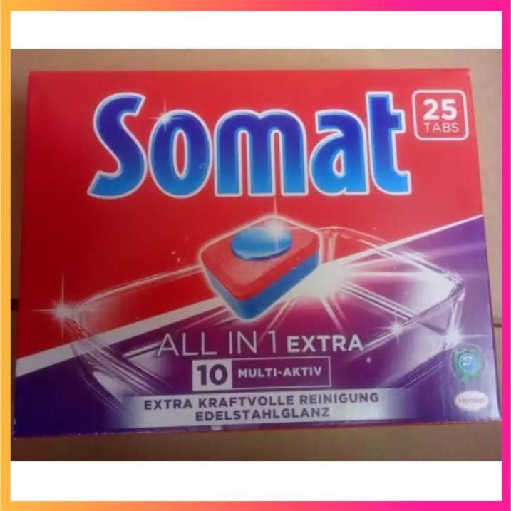 Combo Viên rửa bát Somat all in one 75 viên