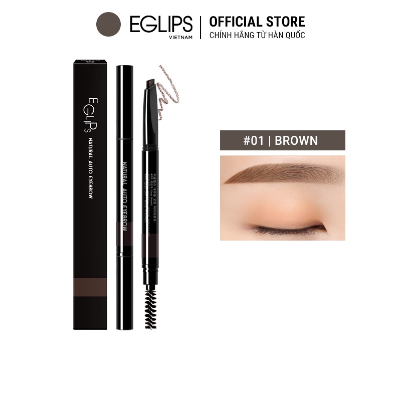 Kẻ mày Eglips Natural Auto Eyebrow (đầu tam giác) 0.3g