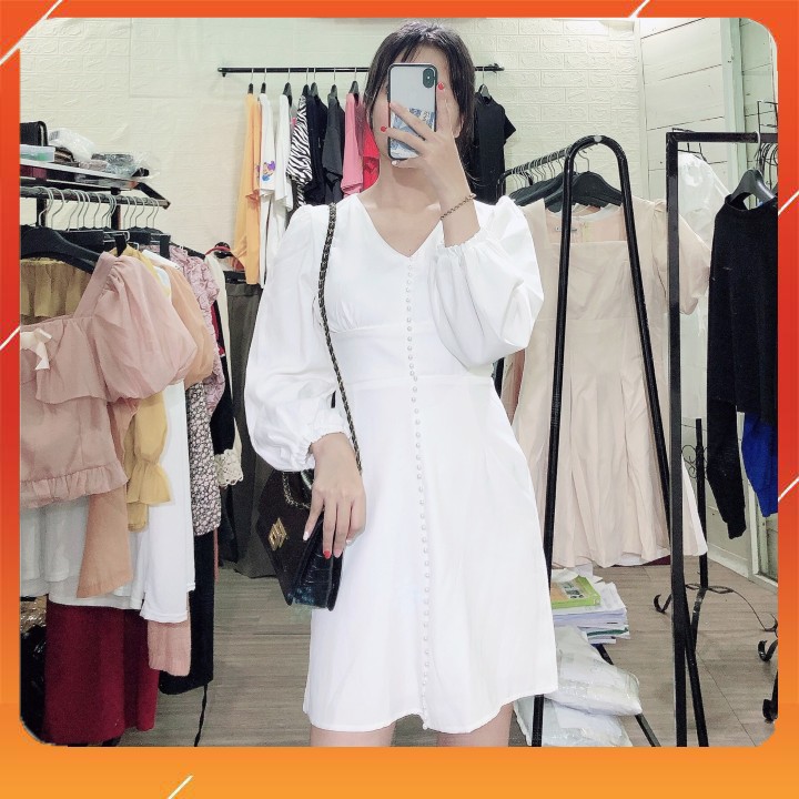 Váy trắng nữ / Đầm trắng nữ đi tiệc / Đầm trắng nữ đính ngọc | BigBuy360 - bigbuy360.vn
