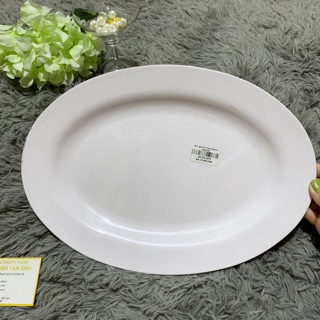 Dĩa nhựa xoài lớn màu trắng HX407S
