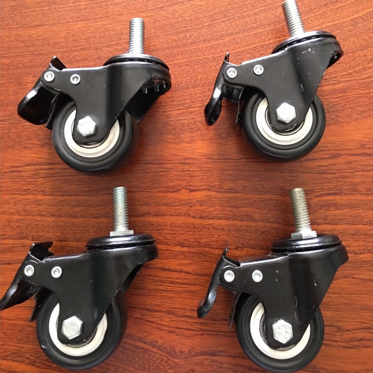 Bộ bánh xe chân máy may tốt 12mm