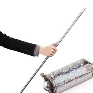 Dụng cụ ảo thuật sân khấu cao cấp : Gậy thành khăn thép bạc
