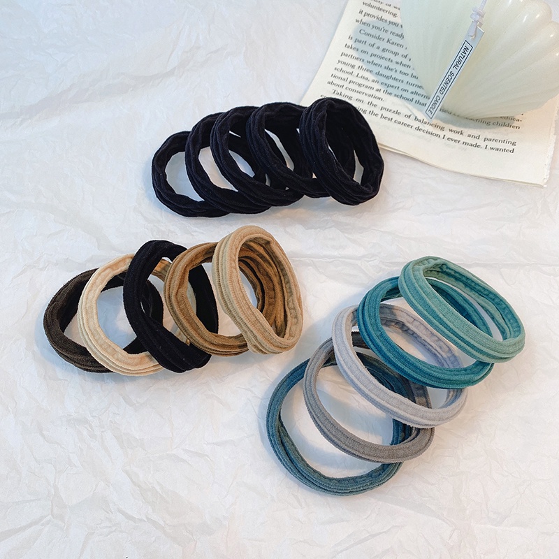 Dây buộc tóc cao su bền màu thời trang Hàn Quốc cho nữ