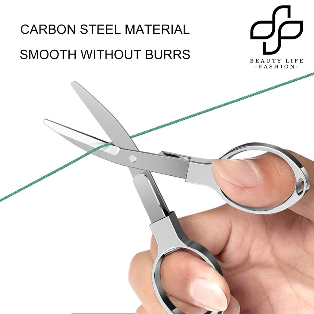 Kéo câu cá mini bằng thép carbon phối ABS/hợp kim nhôm thiết kế gấp gọn tiện lợi