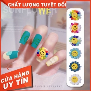 Hoa trang trí móng tay,hoa 10 giờ
