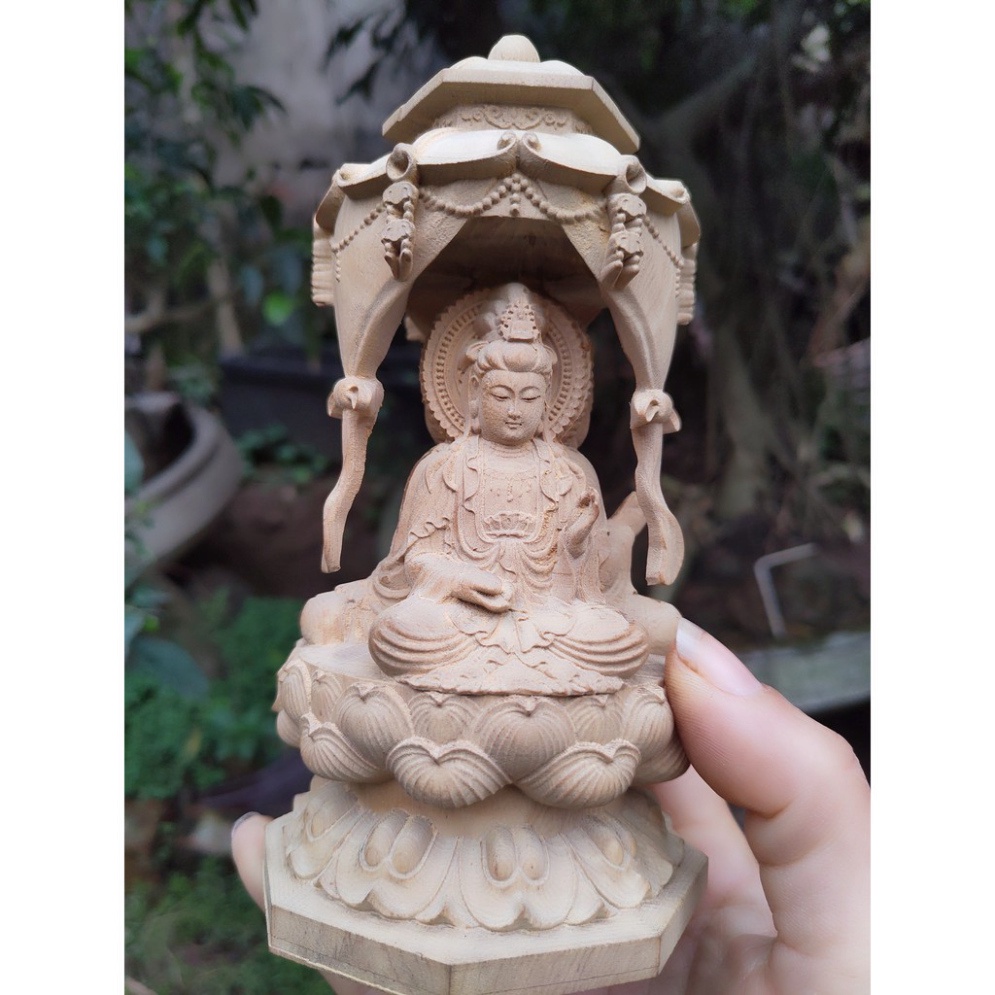Tượng phật tam thánh gỗ thơm
