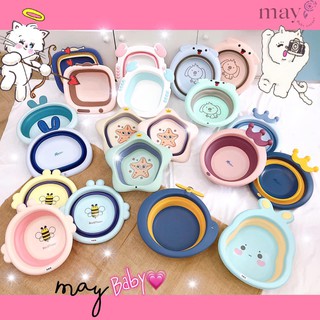 Chậu rửa mặt gấp gọn tổng hợp mẫu
