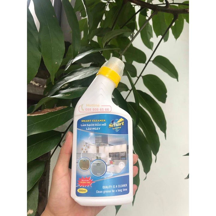 Combo 15 chai Smart Cleaner 500ml, tẩy rửa dầu mỡ, cháy két lâu ngày - Smart Cleaner 500ml