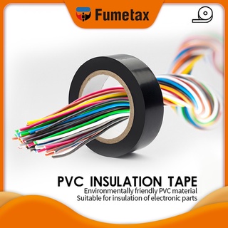 Băng Keo Cách Điện Fumetax 9/18M Bằng PVC Màu Đen Sửa Chữa Dây Điện Độ Dính Chắc Tiện Dụng