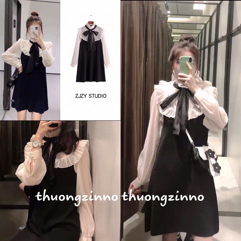 Đầm thiết kế lạ mắt sang chảnh Váy liềm form chuẩn Quảng Châu