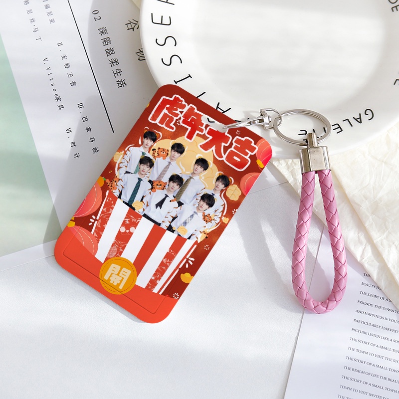 Xiaozhan Wangyibo TNT Teens in Times Dilraba Lu Han Jackson Wang TFBOYS Yangzi Yangchaoyue Lanyards Card HOLDER