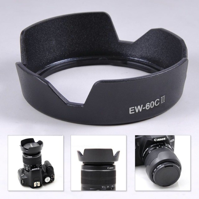 Lens Hood EW-60C II cho ống kính Canon EF-S 18-55 EF 28-80 28-90