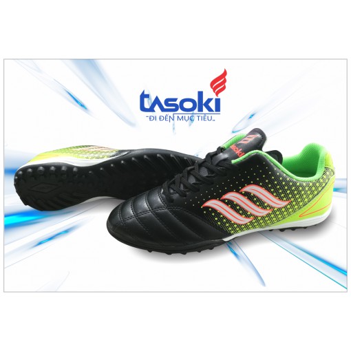 [ GIÁ XẢ KHO ] Giày đá bóng nam Tasoki TK262 màu xanh chuối - Siêu nhẹ - sân cỏ nhân tạo