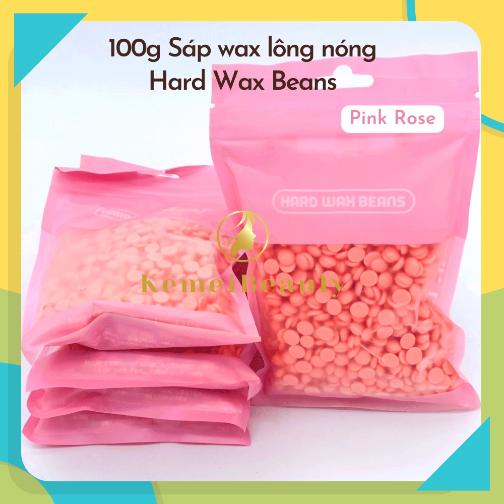 Sáp Wax Lông Hạt Đậu Hard Bean 100g - Wax tẩy lông nách, bikini, vùng kín an toàn, tiết kiệm