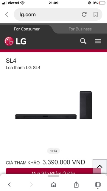 Loa thanh LG 2.1-SL4-300W