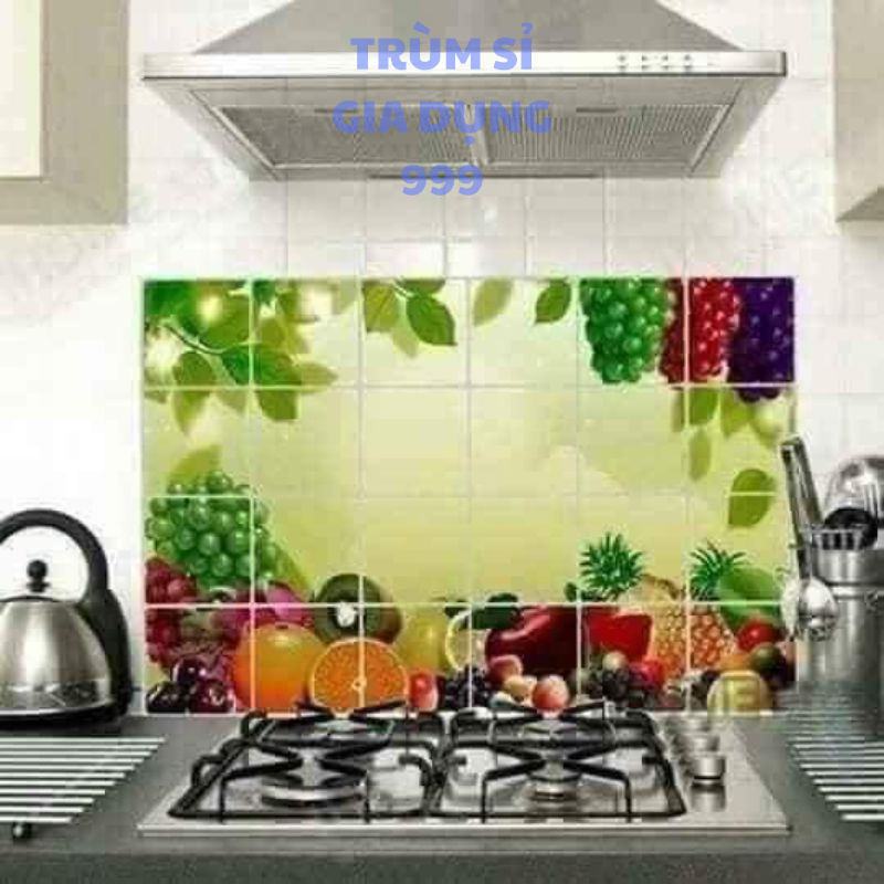 Giấy dán nhiệt trang trí nhà bếp nhiều hoa văn