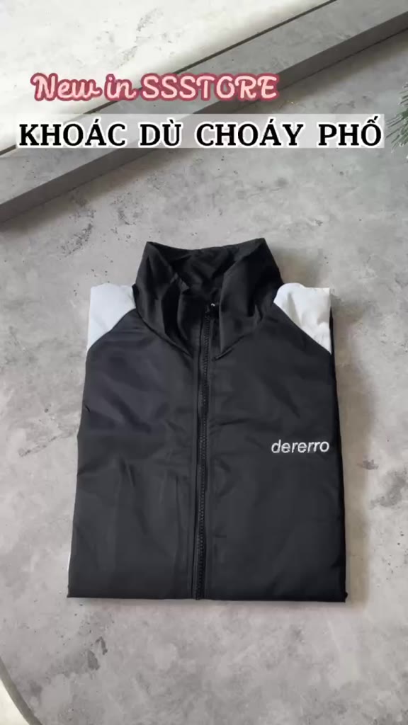 Áo Khoác dù 2 lớp dày dặn DERERRO nhiều màu form rộng nam nữ_SSSTore | BigBuy360 - bigbuy360.vn