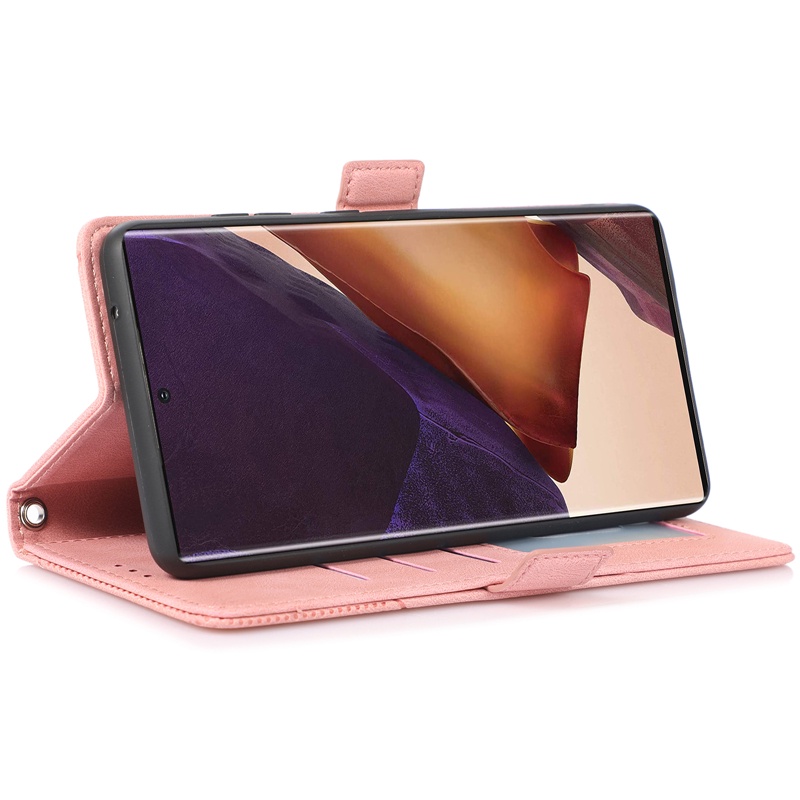 Ốp Điện Thoại Da Kiểu Ví Lật Có Khóa Nam Châm Có Ngăn Thẻ Cho Huawei P40 P30 P20 Pro Lite