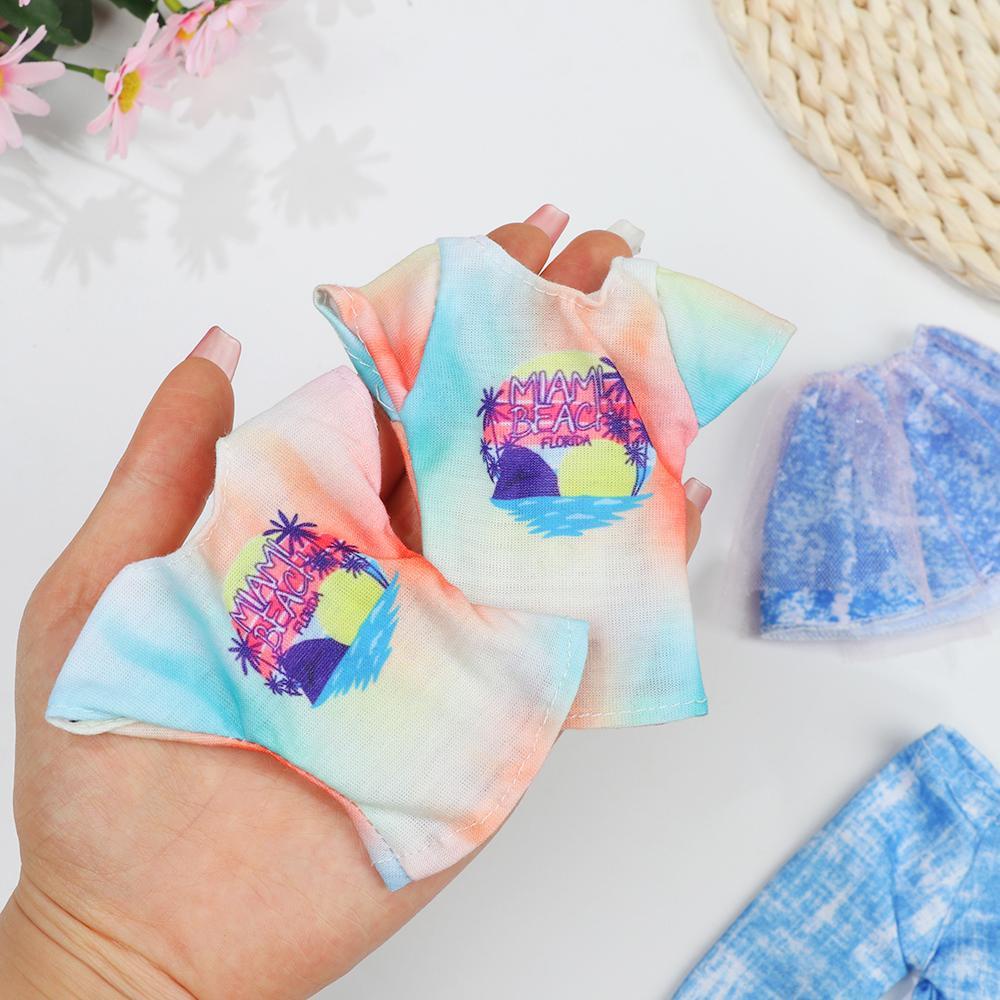 SUSANS Set 2 Bộ Quần Áo Mini 30cm Tỷ Lệ 1 / 6 Cho Nhà Búp Bê