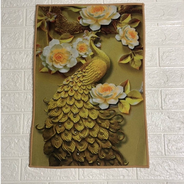 THẢM LAU CHÂN 3D CHỐNG TRƠN TRƯỢT 40x60CM