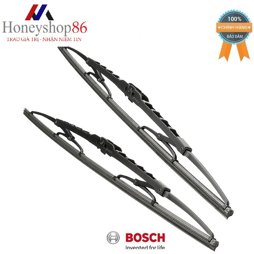 Bộ 2 Thanh Gạt Mưa xe ForTuner đời 2005-2016 Bosch Advantage : 19inch <48cm> và 21inch<53cm> HONEYSHOP86