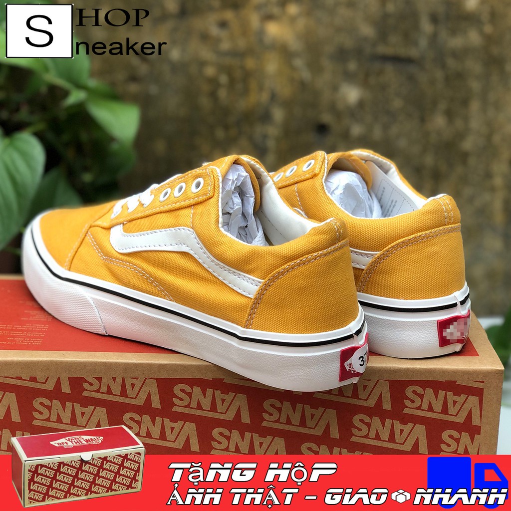 Giày Thể Thao Vans Old Skool Màu Vàng Đủ Size