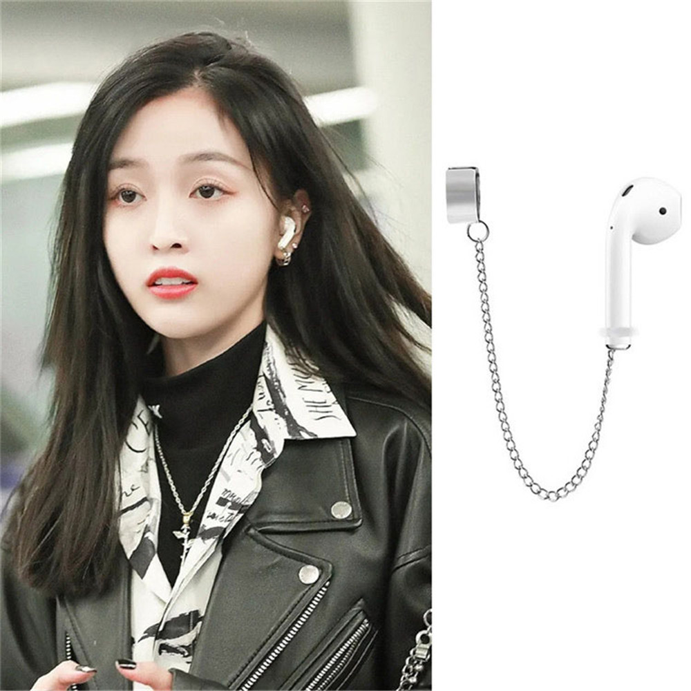 Đôi khuyên tai không xỏ kẹp giữ tai nghe không dây Airpods sang trọng dành cho mọi người