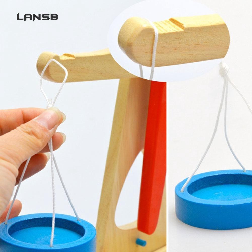 Bộ đồ chơi bằng gỗ hình cái cân bằng cho bé