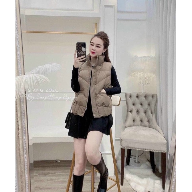 Áo phao gile khoá sườn quảng châu | BigBuy360 - bigbuy360.vn