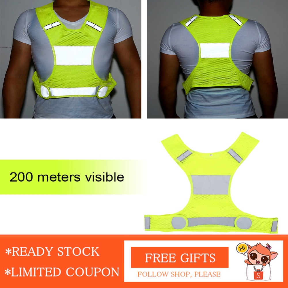 Áo vest phản quang chuyên dùng cho chạy bộ ban đêm