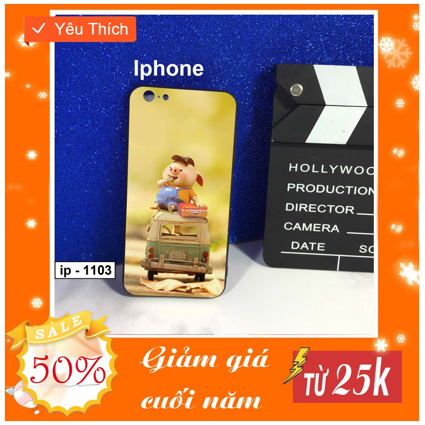 Ốp Iphone Ốp Bộ Hình Con Heo In 3D cực đẹp