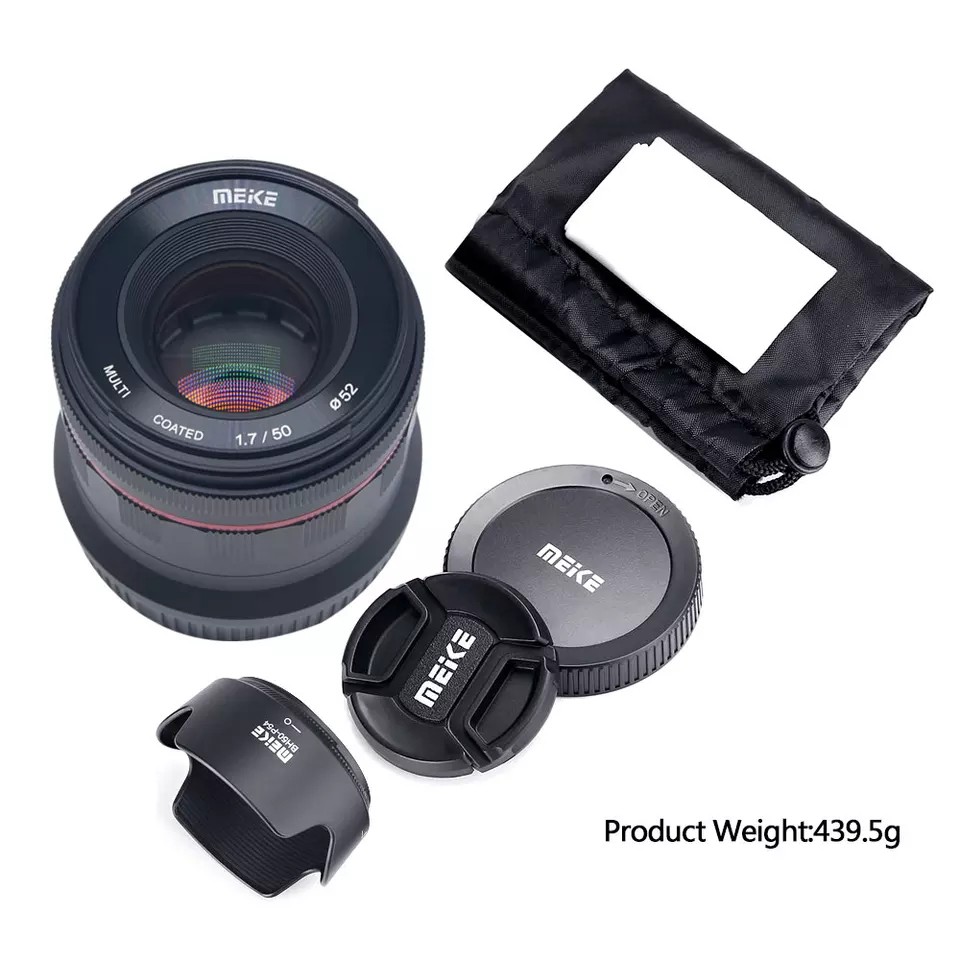 Ống kính Meike MK-50mm f / 1.7 cho Canon RF lấy nét thủ công