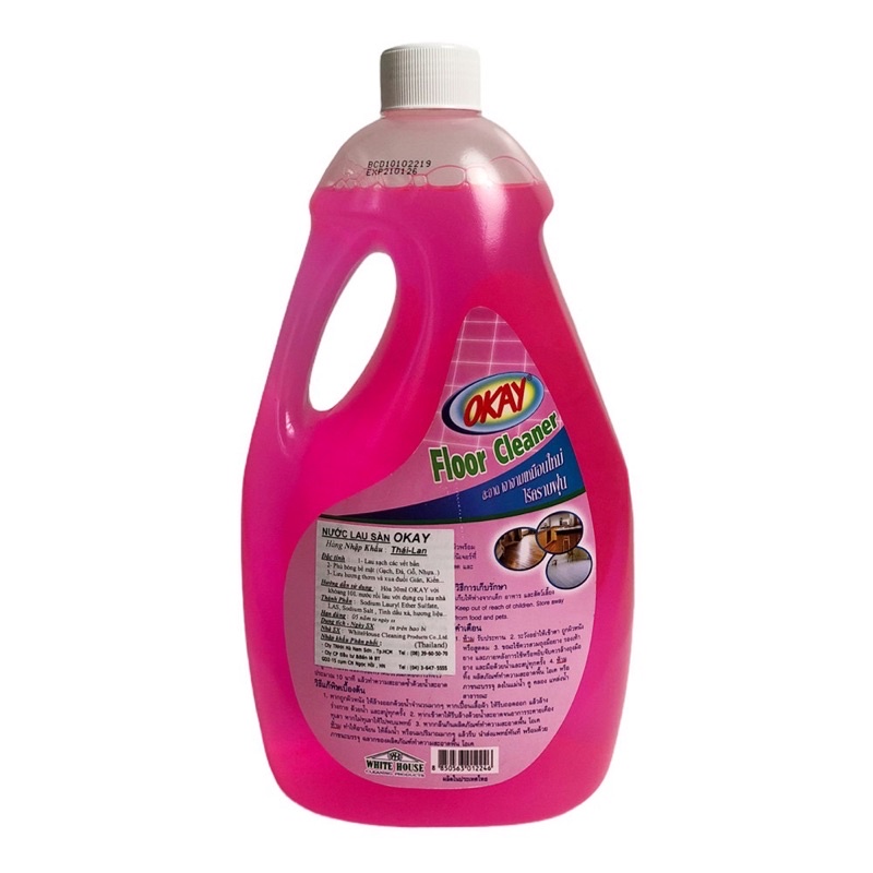 Nước Lau Sàn Nhà Okay Pink Hương Hoa
